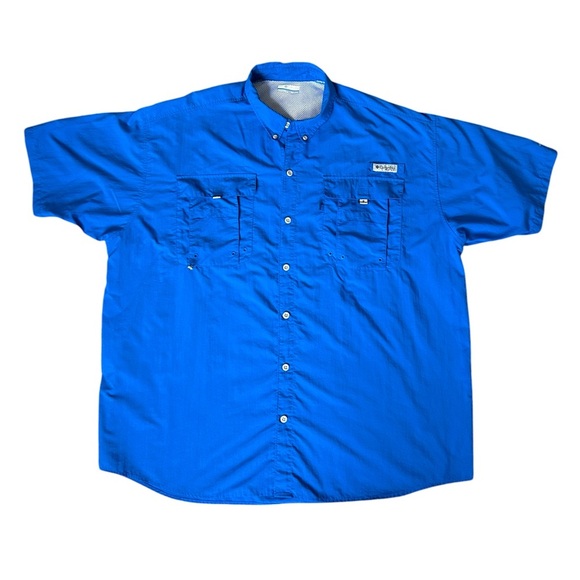 Columbia Other - Columbia Men's Blue Performance Fishing Gear Shirt size XXL